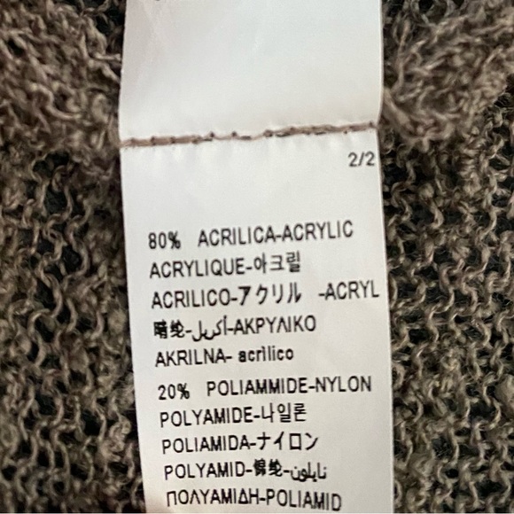 Sisley shrug taupe/grey linen colour EUC - Picture 6 of 8